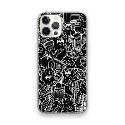 Vexx Black City : iPhone 12 Pro Max Transparant Hoesje