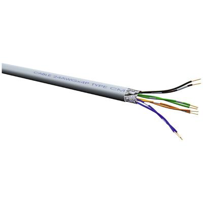 Value 21.99.0196 Netwerkkabel CAT 5e F/UTP Grijs 300 m