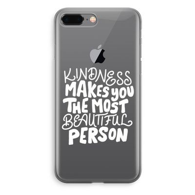The prettiest: iPhone 8 Plus Transparant Hoesje