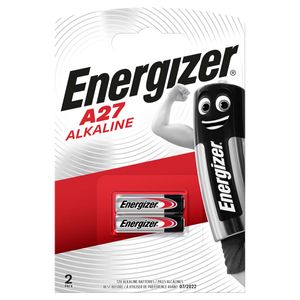 Energizer Alkaline Batterij 27A | 12 V | 27 mAh | 2 stuks in blister - EN-639333 EN-639333