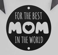 Sticker for the best mom in the world