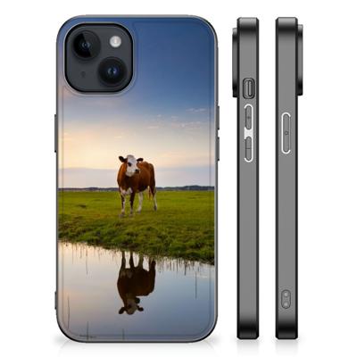 iPhone 15 Plus Dierenprint Telefoonhoesje Koe