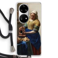 The Milkmaid: Huawei P50 Pro Transparant Hoesje met koord
