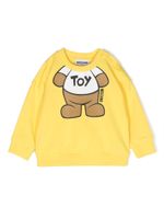 Moschino Kids sweat en coton à motif Teddy Bear - Jaune