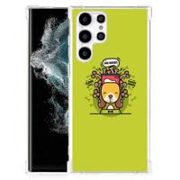 Samsung Galaxy S22 Ultra Stevig | Bumper Hoesje | Doggy Biscuit