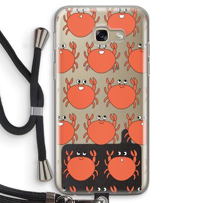 Krab: Samsung Galaxy A5 (2017) Transparant Hoesje met koord