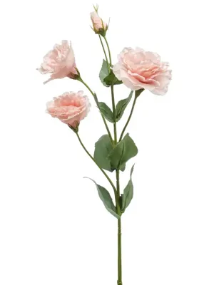 Emerald kunsttak eustoma 68cm roze
