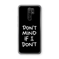 Don't Mind: Xiaomi Redmi 9 Transparant Hoesje
