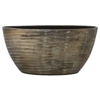 Pot ovaal funchal 49x20x25cm bruin