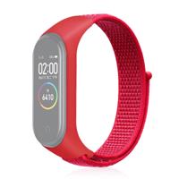 Slimme horloge nylon geweven polsband horloge band voor Xiaomi mi band 3/4 (rood) Slimme horloge nylon geweven polsband horloge band voor Xiaomi mi band 3/4 (rood)
