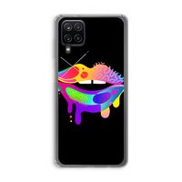 Lip Palette: Samsung Galaxy A12 Transparant Hoesje - thumbnail