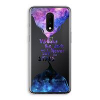 Stars quote: OnePlus 7 Transparant Hoesje