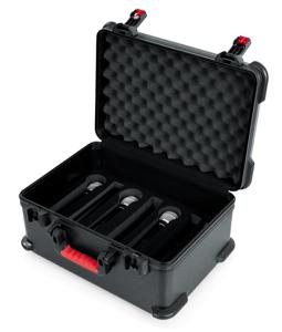 Gator Cases GTSA-MICW7 polyetheen koffer voor 7 draadloze microfoons