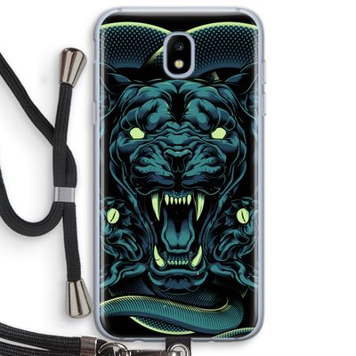 Cougar and Vipers: Samsung Galaxy J5 (2017) Transparant Hoesje met koord