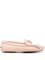 Tod's mocassins Gommino à franges - Rose