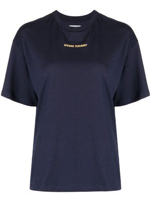 Opening Ceremony t-shirt à imprimé Good Vibes - Bleu