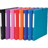 Exacompta elastobox rug van 2,5 cm geassorteerde kleuren