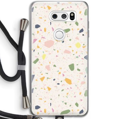 Terrazzo N°21: LG V30 Transparant Hoesje met koord