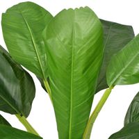 The Living Store Kunst bananenboom plant met pot 150 cm groen - Kunstplant - thumbnail
