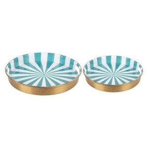 present time - Tray Set Candy Swirl, Set of 2pcs