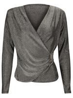 Top Overslag Glitter Zilver Top Overslag Glitter Zilver