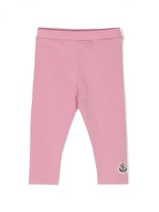 Moncler Enfant legging à taille élastiquée - Rose