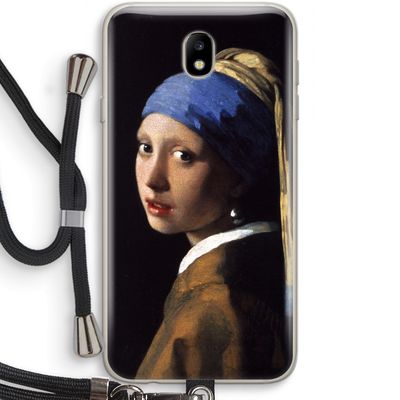 The Pearl Earring: Samsung Galaxy J7 (2017) Transparant Hoesje met koord