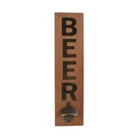 Bieropener Beer hout