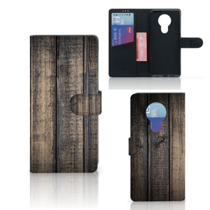 Nokia 5.3 Book Style Case Steigerhout