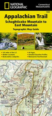 Wandelgids 1509 Topographic Map Guide Appalachian Trail - Schaghticoke Mountain to East Mountain | National Geographic