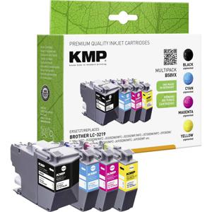 KMP Inktcartridge vervangt Brother LC-3219XLBK, LC-3219XLC, LC-3219XLM, LC-3219XLY Compatibel Combipack Zwart, Cyaan, Magenta, Geel B58VX 1537,4005