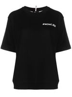 Moncler Grenoble t-shirt en coton Mountain à logo imprimée - Noir - thumbnail