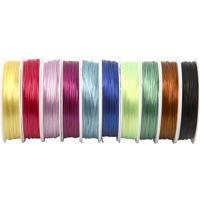 Creativ Company Elastisch koord, dikte 1 mm, diverse kleuren, 10x25 m/ 1 doos