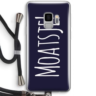 Moatsje!: Samsung Galaxy S9 Transparant Hoesje met koord
