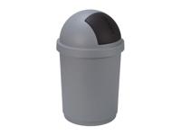 Curver roll bullet bin 50l zilver/zwart
