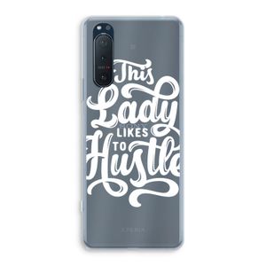 Hustle Lady: Sony Xperia 5 II Transparant Hoesje
