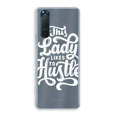 Hustle Lady: Sony Xperia 5 II Transparant Hoesje