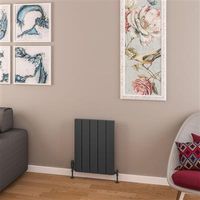 Eastbrook Withington radiator 45x60cm aluminium 502W antraciet - thumbnail