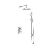 Hotbath Get Together IBS2ACR inbouwdouche met 3s handdouche, 25cm hoofddouche en glijstang chroom