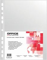 OFFICE products geperforeerde showtas, A4, 50 micron, glashelder, pak van 100 stuks