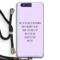 Zelfvertrouwen: Honor 9 Transparant Hoesje met koord