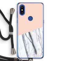 A touch of peach: Xiaomi Mi Mix 3 Transparant Hoesje met koord