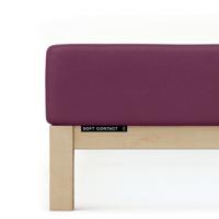 Schlafgut Schlafgut Soft Contact Jersey Flanel Hoeslaken XL - 180x200 - 200x200 542 Purple Deep