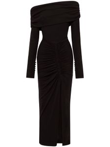 Nicholas Ascha long-sleeve dress - Noir