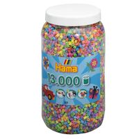 Hama Strijkkralen in Pot Pastelmix (050), 13.000st. - thumbnail