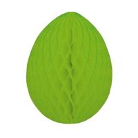 Paas decoratie ei van papier - groen - 10 cm - brandvertragend crepepapier - Pasen Paas decoratie ei van papier - groen - 10 cm - brandvertragend crepepapier - Pasen