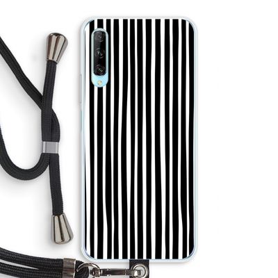 Stripes: Huawei P Smart Pro Transparant Hoesje met koord
