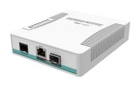 Mikrotik CRS106-1C-5S netwerk-switch Gigabit Ethernet (10/100/1000) Wit Power over Ethernet (PoE) - thumbnail
