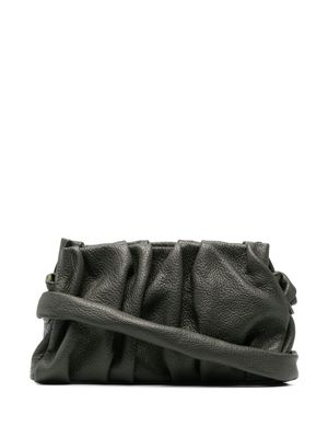 Elleme sac porté épaule en cuir à fronces - Vert