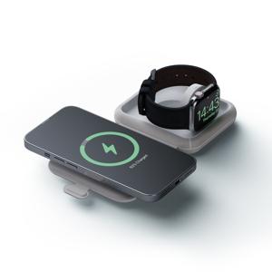 XTORM XWF21 2in1 Wireless Charger 64212 Laadadapter Grijs